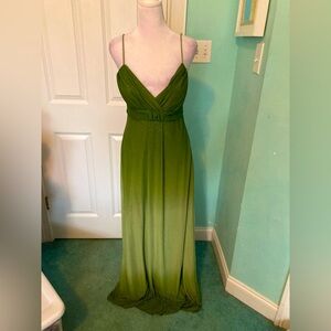 Elegant Green Evening Gown